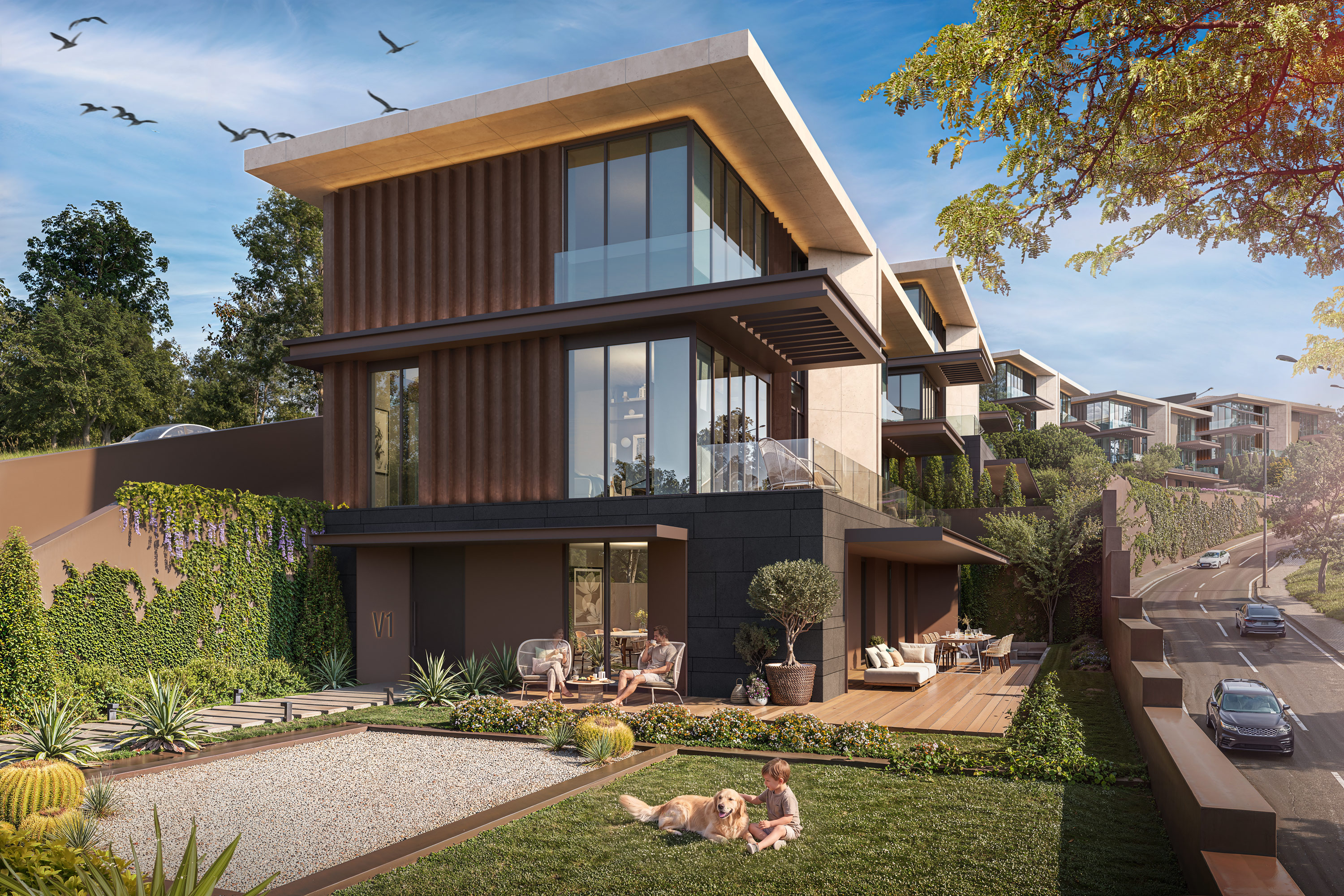 Vera Beykoz Aura • Güney-Batı Blok Görünümü